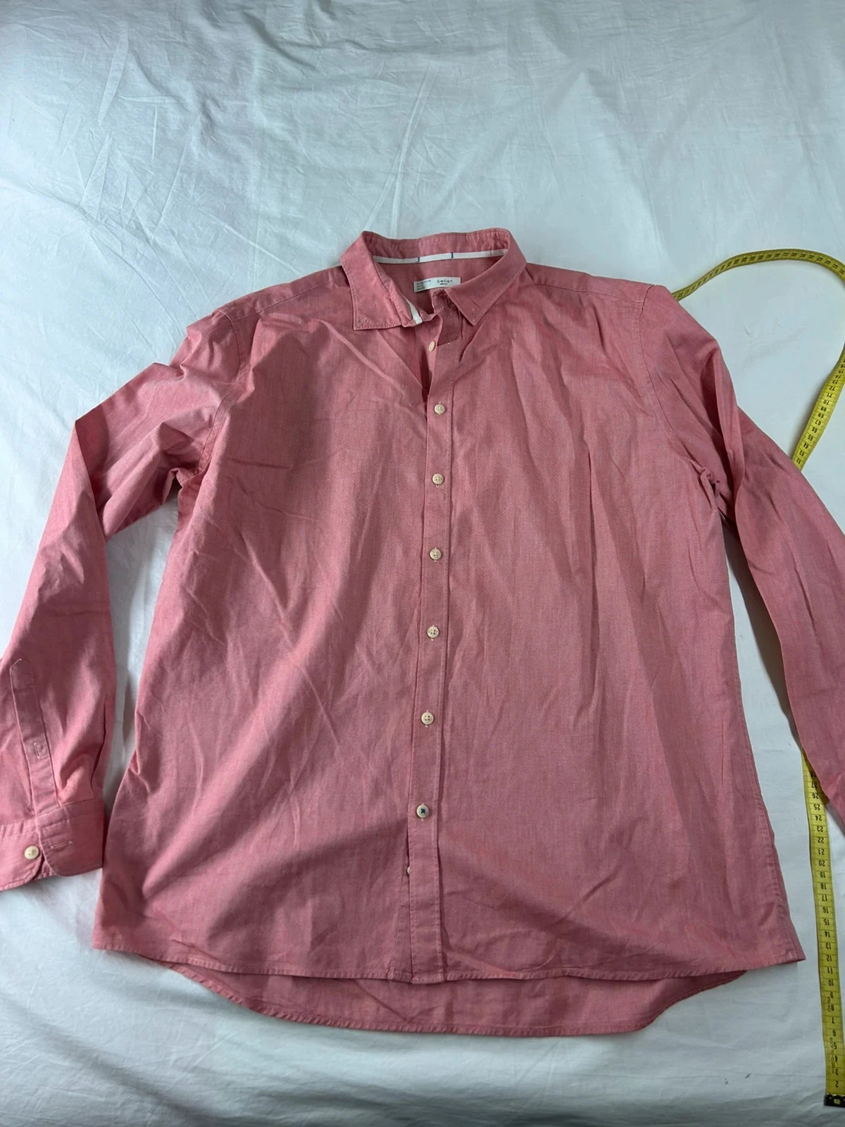 Chemise unie rose celio